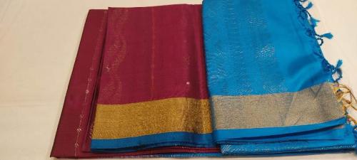 SOFT SILK SAREE WITH BLOUSE